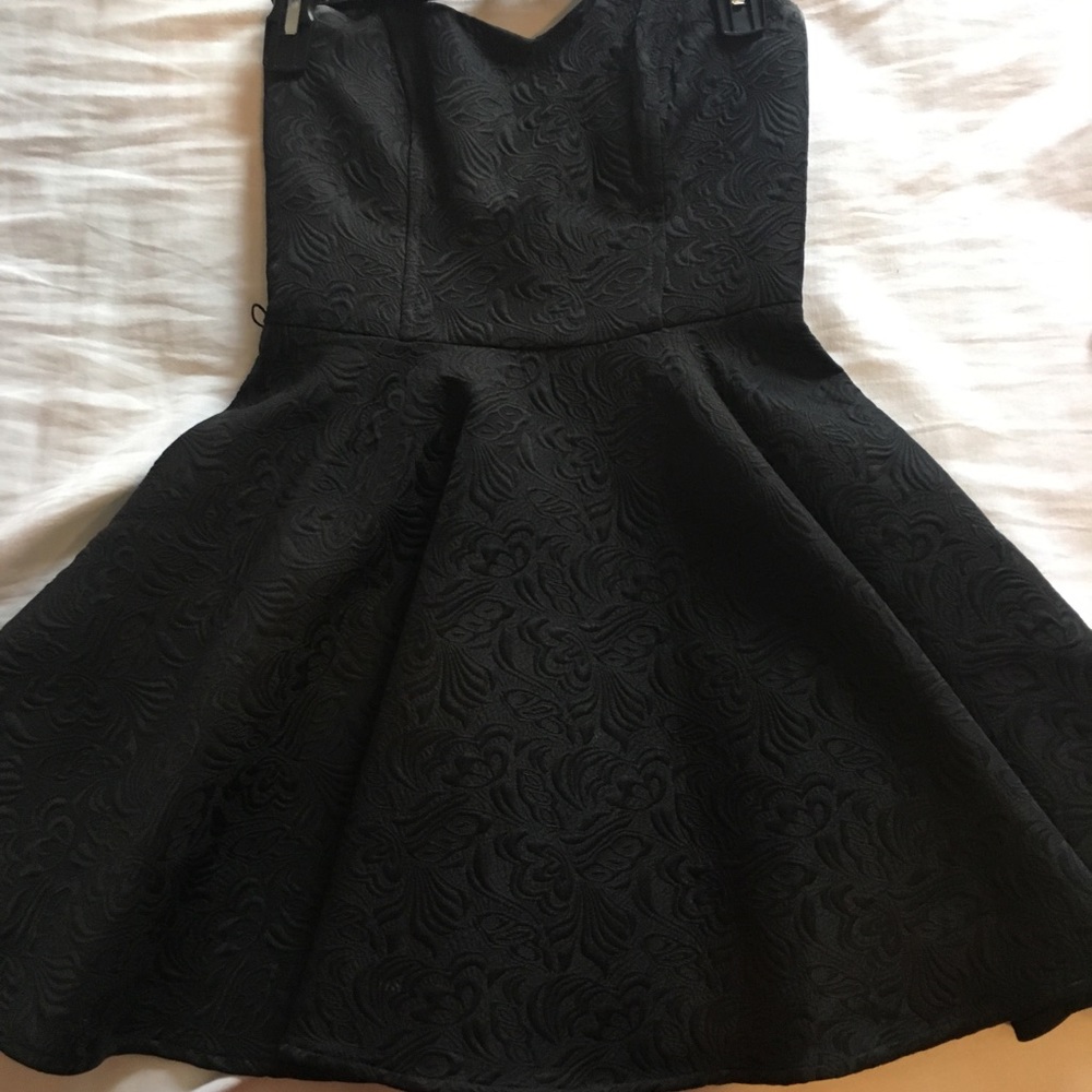 Black cocktail dress